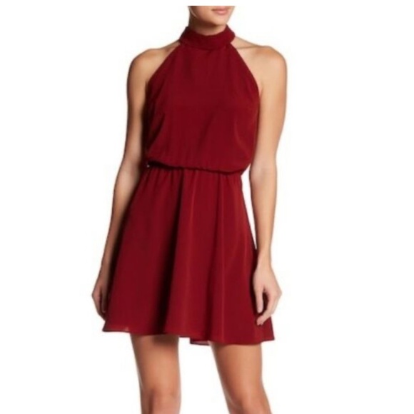 Haute hippie mini halter dress size L - Picture 1 of 14